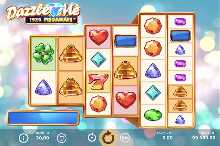 dazzle me megaways NetEnt slot oyunu