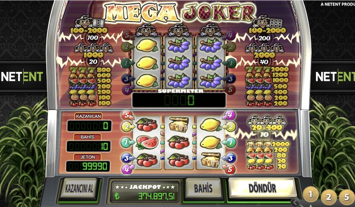 mega joker NetEnt slot oyunu